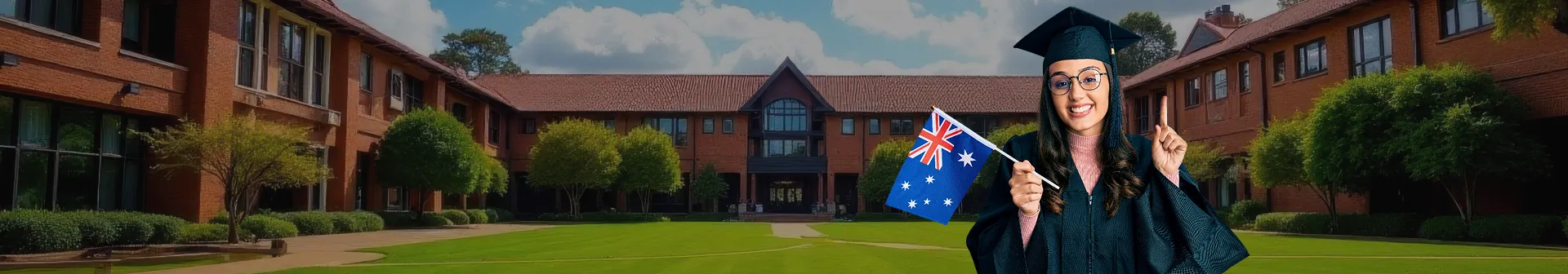 University campus background