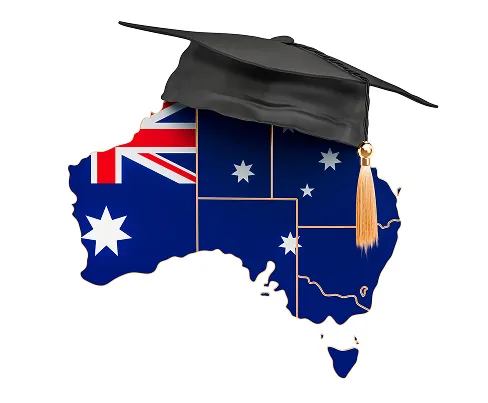 Graduate looking at an audience